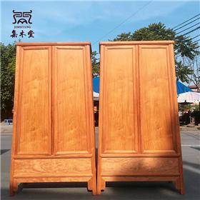 越南红木家具代购 缅甸花梨圆角柜面条柜书柜半成品