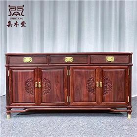 血檀餐边柜储物柜 凭祥红木家具网精品推荐